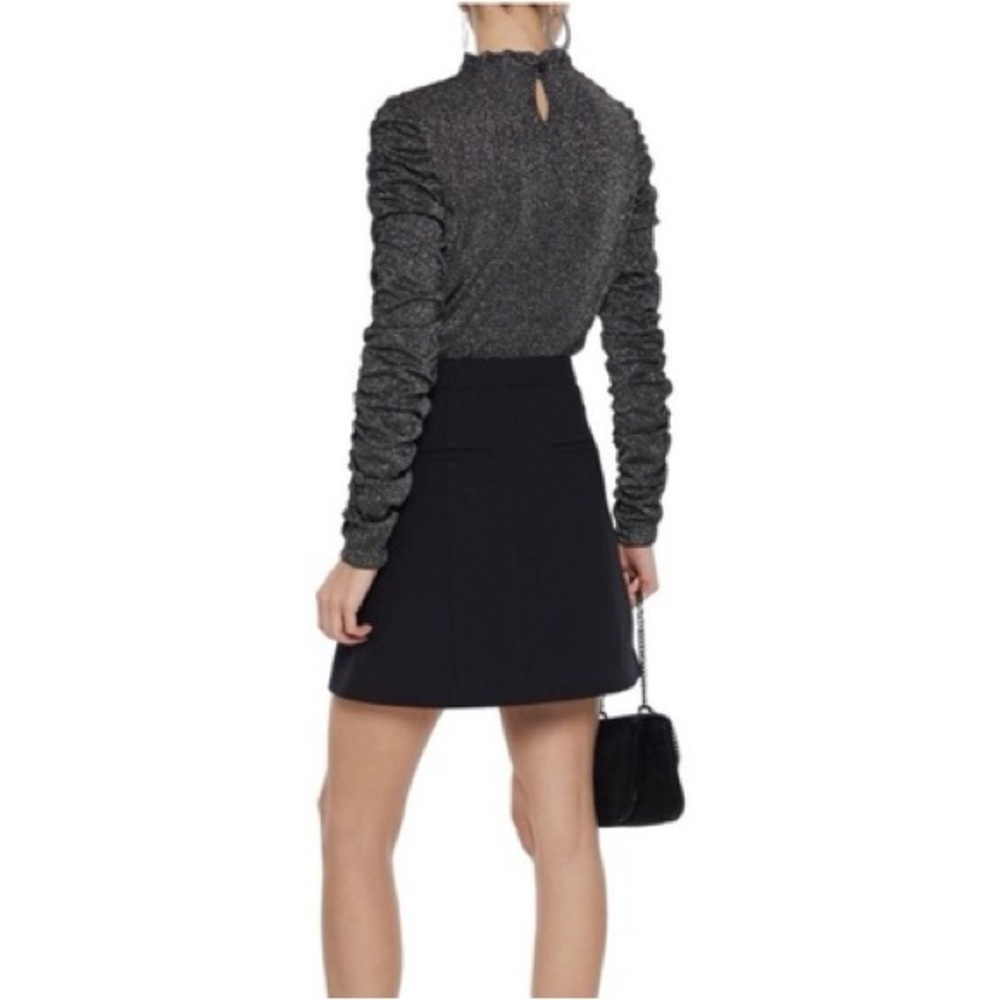 Walter Baker Long Sleeve Sparkle Valerie Blouse Size L $298 - Picture 3 of 9
